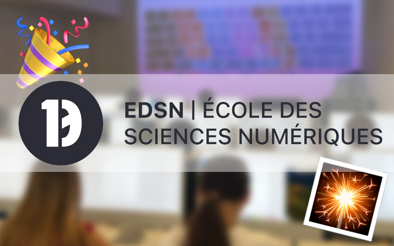 Illustration présentant une salle de classe à la rentrée de l'EDSN